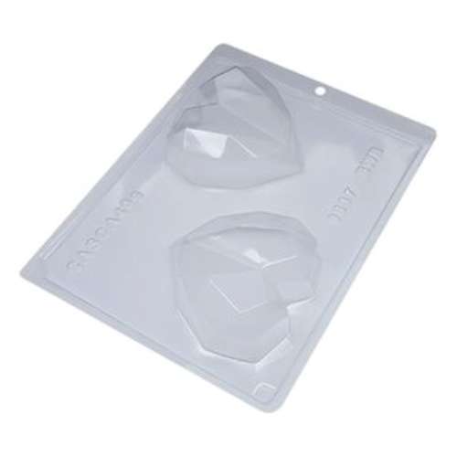 Medium Geo Heart Chocolate Mould - 3 piece